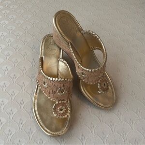 Jack Rogers wedge sandals, 7.5